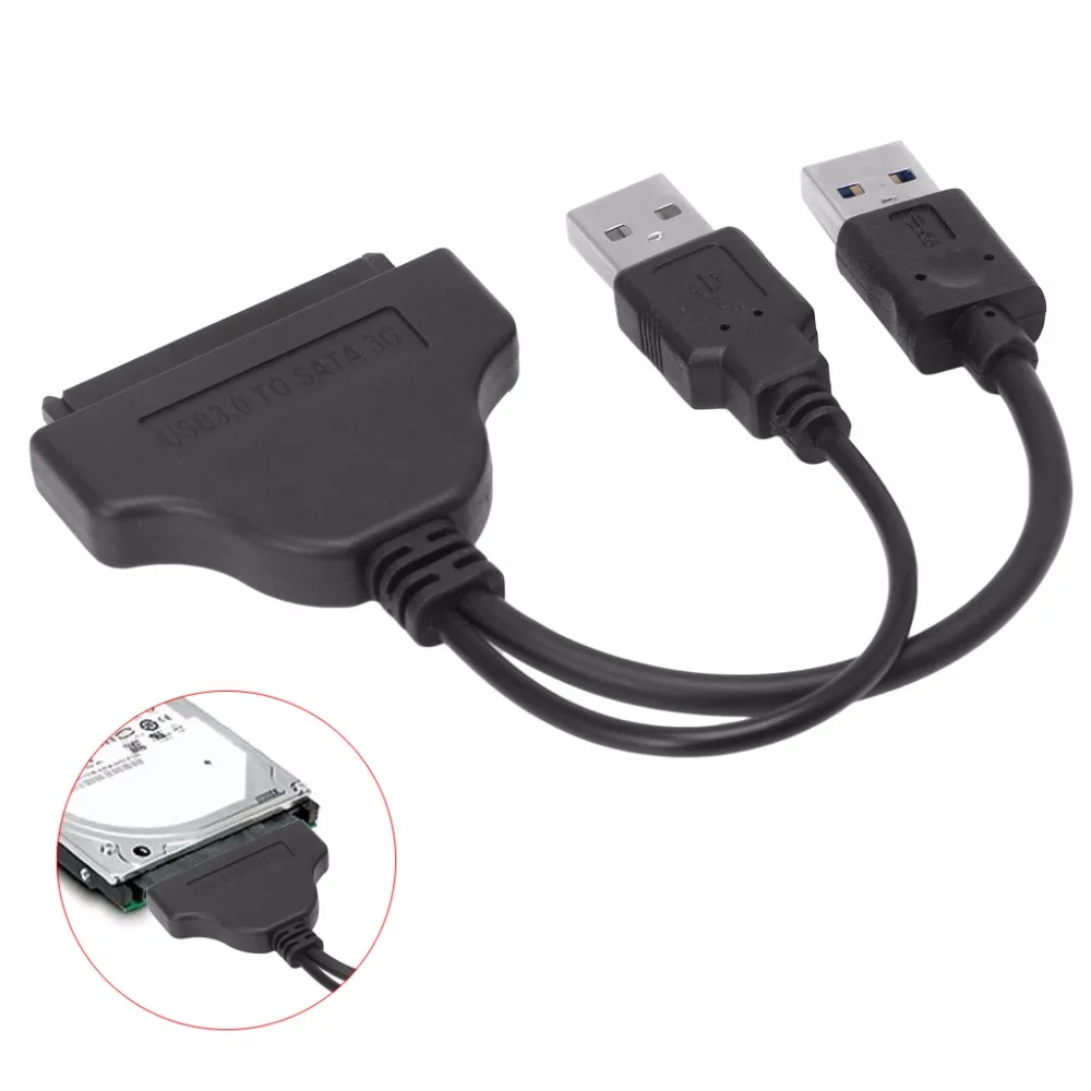 USB 3 0 на SATA адаптер для жесткого диска конвертер кабель Шнур 2 5 дюймов SSD HDD|usb 3.0 to