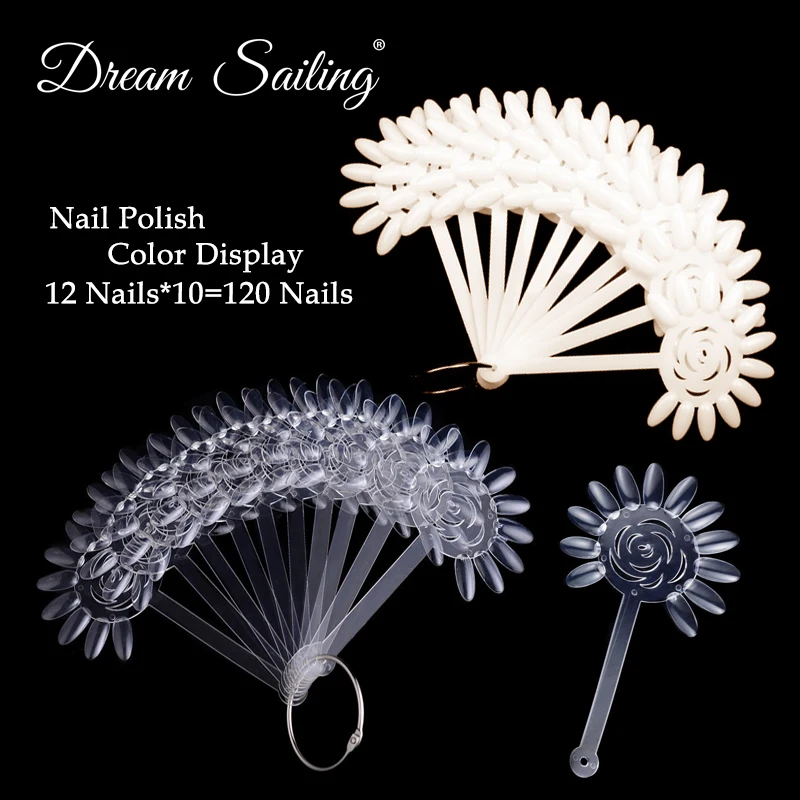 палитра для ногтей накладные ногти 10 шт./лот 120 ложная Палитра-дисплей Дизайн