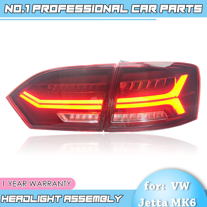 Автомобильные аксессуары для Volkswagen Jetta MK6 задний фонарь 2012-2014 LED DRL тормоз