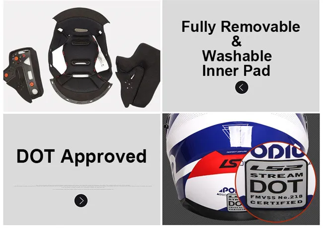 LS2 FF328 поток полный лицо moto rcycle шлем Capacete LS2 с двойными линзами LS2 Casco moto capacete de moto cicleta DOT Approved