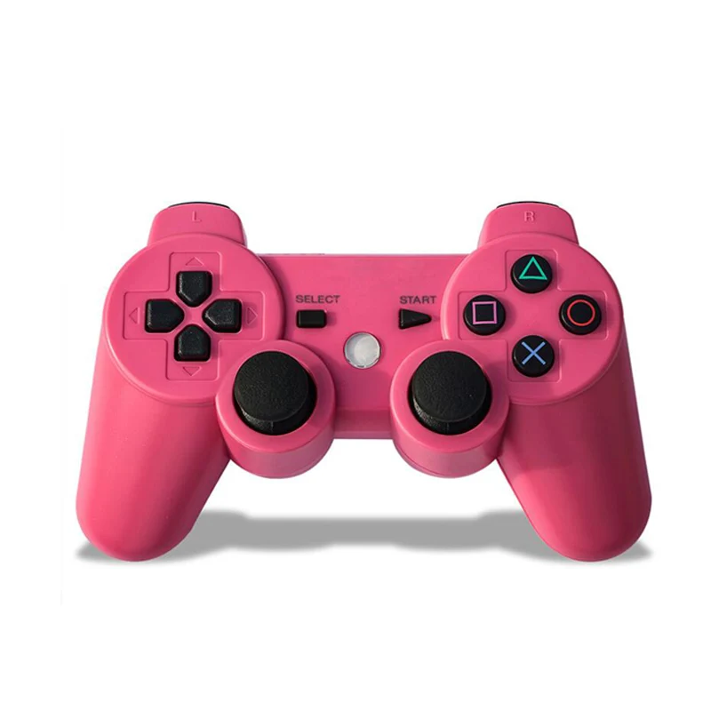 Pink Для sony PS3 беспроводной контроллер Bluetooth геймпад для PlayStation 3 консоль Dualshock игровой джойстик Джойстик Joy Pad геймпады - Цвет: Pink