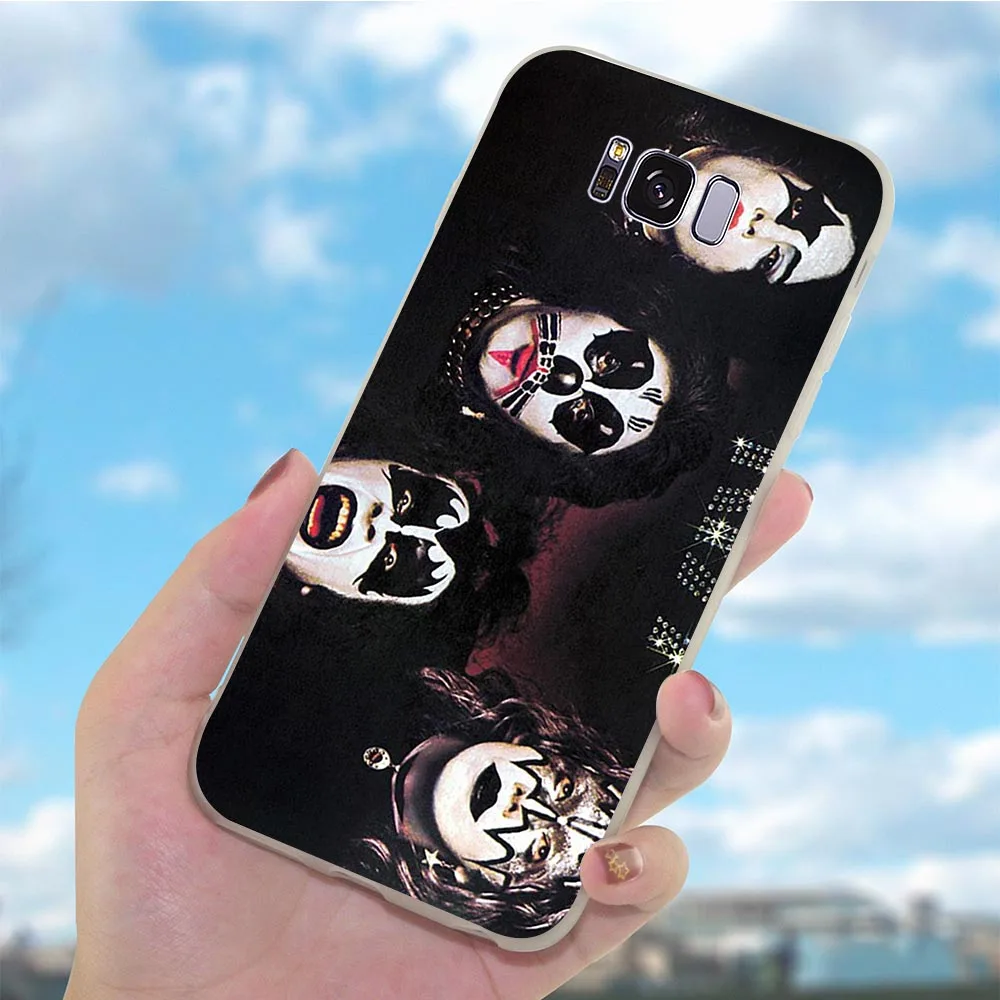 Soft TPU Covers Skin Simmons Kiss Phone Cover for Galaxy Samsung M30 Case S10e M10 M20 S7 Edge S6 S8 S9 Plus S10 Note 8 9 Print | Мобильные