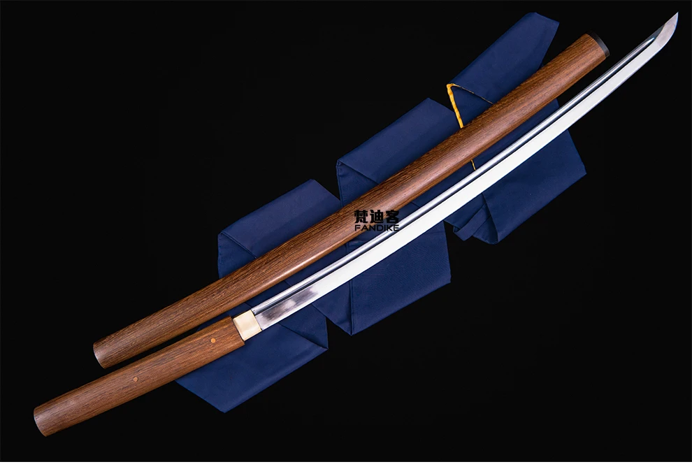 Палисандр Shirasaya T10 из углеродистой стали японский самурайский меч катана функциональный меч сложенный стальной клинок может отрезать бамбук