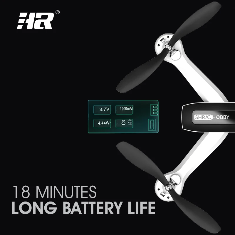 HR SH7 1080 P WI-FI FPV HD Камера Радиоуправляемый Дрон квадрокоптер комплект высота
