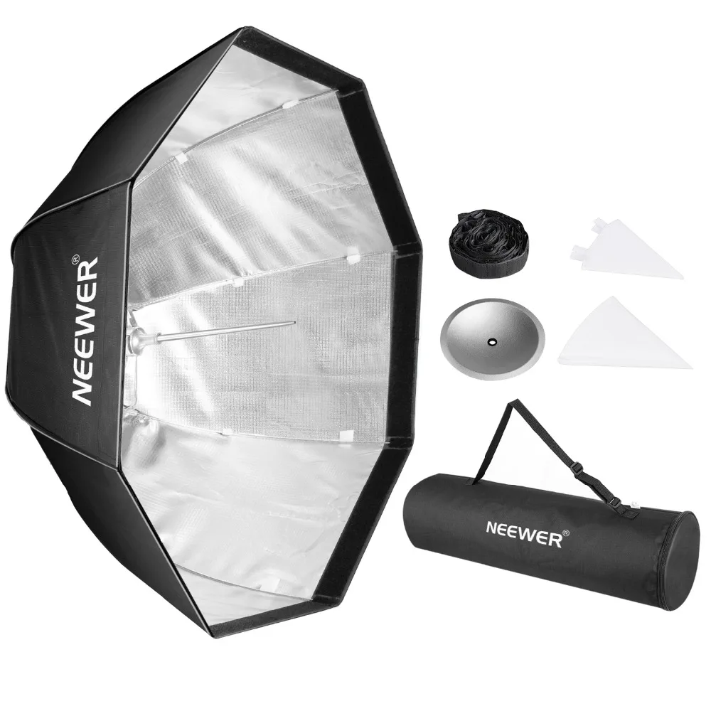 Восьмиугольный софтбокс Neewer 60 дюймов/152 см с креплением Bowens съемный внутренний и