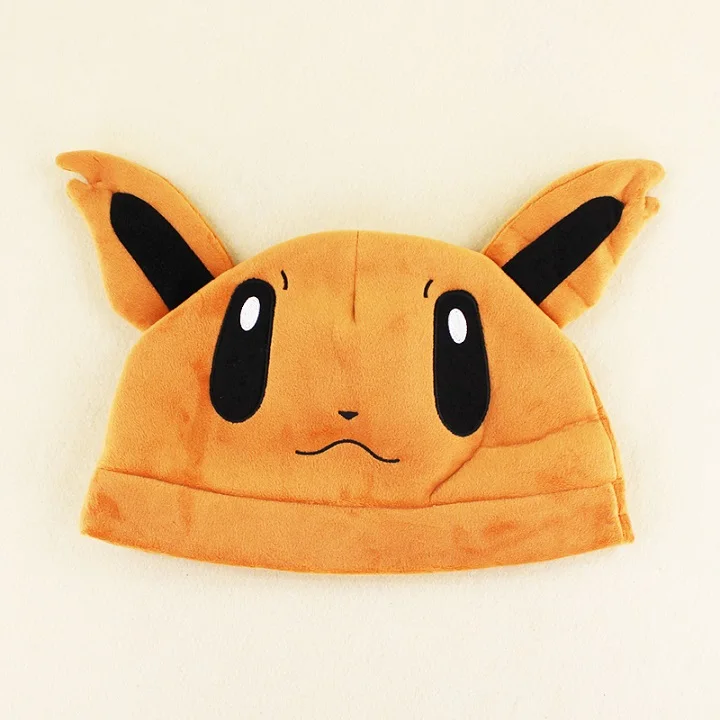 Style 9 11 видов стилей Kawaii аниме Snorlax Стрекоза EEVEE Gengar Mew взрослые и дети хип-хоп шапка плюшевая шапка с наполнителем игрушки куклы - Цвет: Style 9