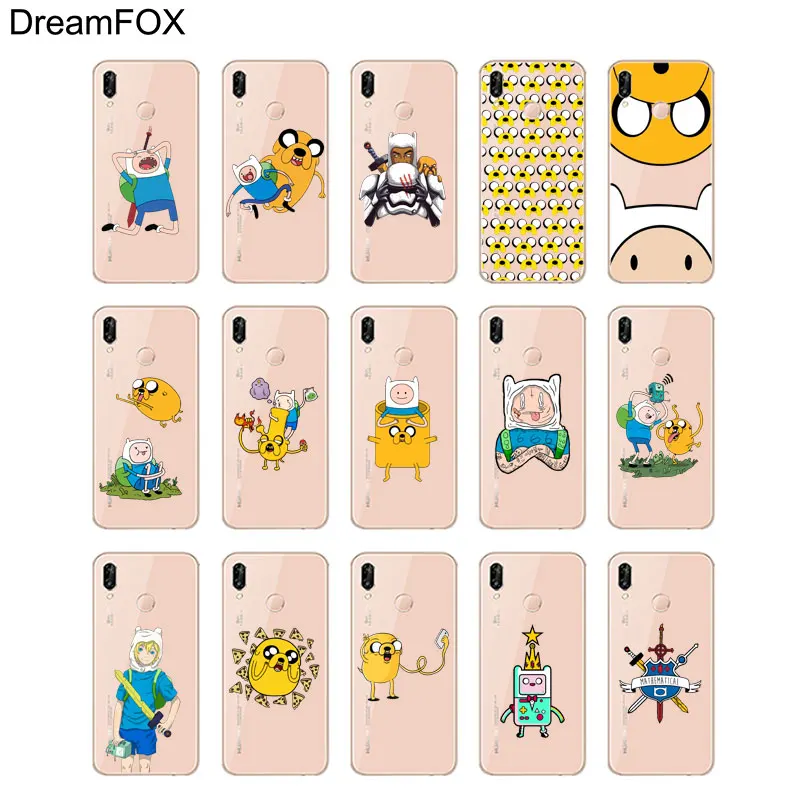 DREAMFOX L501 Adventure Time Мягкий ТПУ силиконовый чехол для huawei Honor 6A 6C 7X9 10 P20 P30 Lite Pro P Smart |