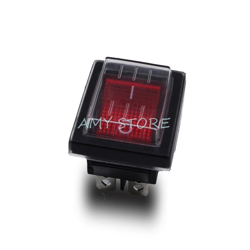 5 шт. AC250V 16A 125V 20A DPDT 6Pin 2 положения лодки Кулисные Переключатели с