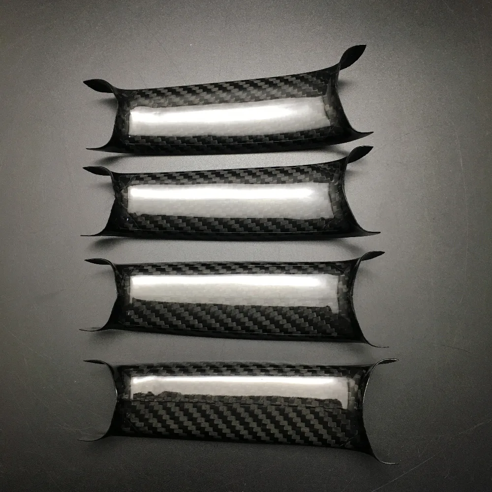 Автомобильный Стайлинг Реальные углеродного волокна Внешний дверные ручки