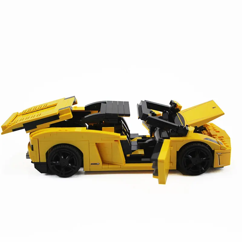Yile 011 модель строительных блоков Gallardo LP 560-4 Совместимость с legoings technic 8169 наклейки