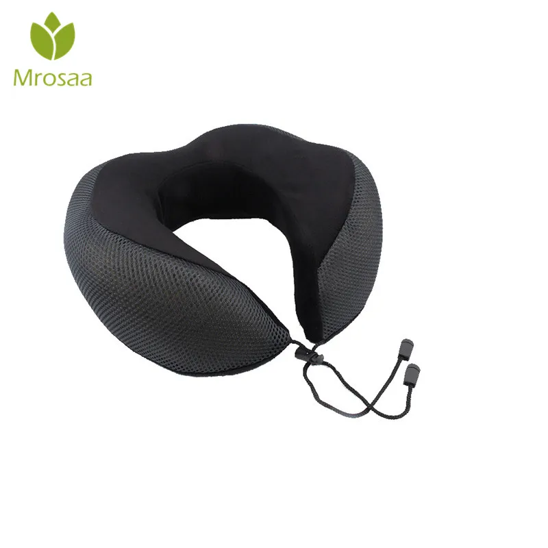 Memory Foam u образная подушка для путешествий шеи офиса полета дорожная поддержка