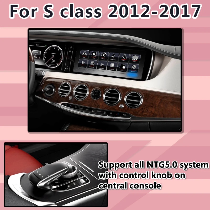 Android / carplay коробка интерфейса для Mercedes benz S class 2012 2017 GPS навигация видео интерфейс