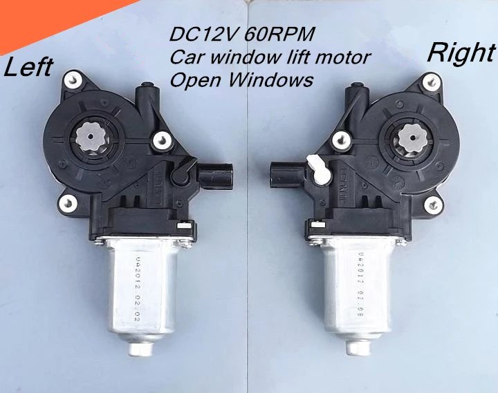 Хорошо! DC12V 60 оборотов в минуту автомобильный оконный подъемный двигатель, открытые окна DC мотор-редуктор, большой крутящий момент