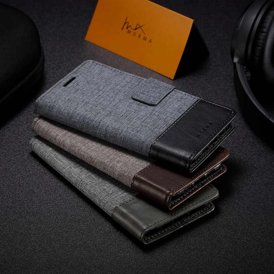Роскошный джинсовый ретро кожаный чехол для XiaoMi A2 8 Lite A1 5S RedMi 6 Pro Y2 5A 4A 4X5 Plus Note 4