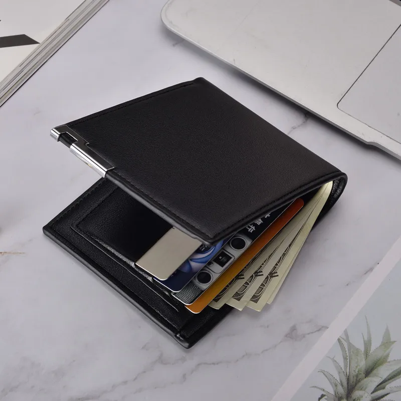 Модный мужской короткий кошелек высококачественный Многофункциональный