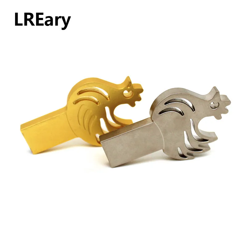 Новый модный металлический петух USB флэш накопитель карта памяти Ручка Флешка 4