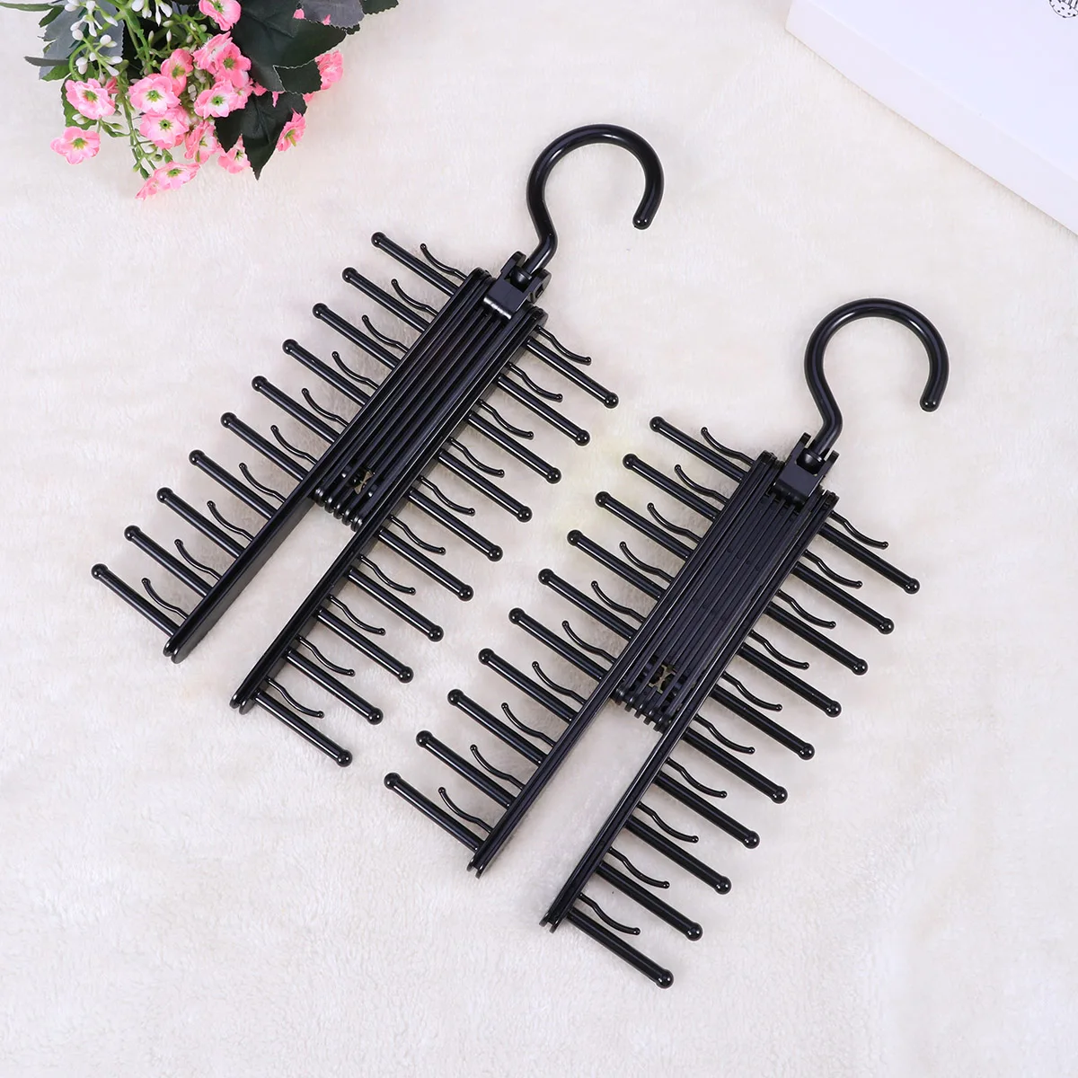 2 шт. вешалка для галстука множество крючков многофункциональная двусторонняя