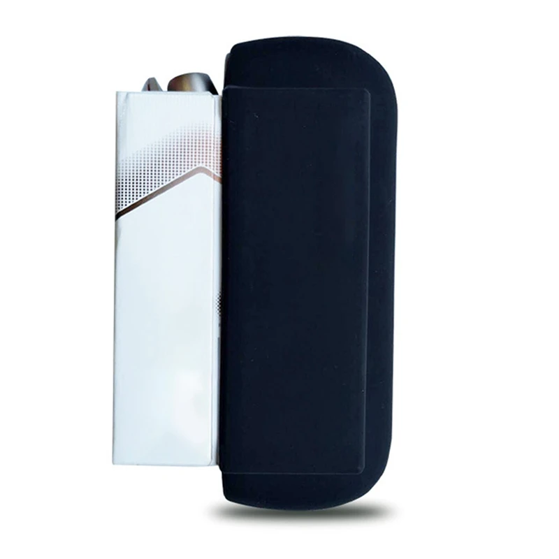 BK Однотонный чехол с зажимом для IQOS 3, защитный чехол для IQOS 3,0, портативный чехол s - Цвет: BK