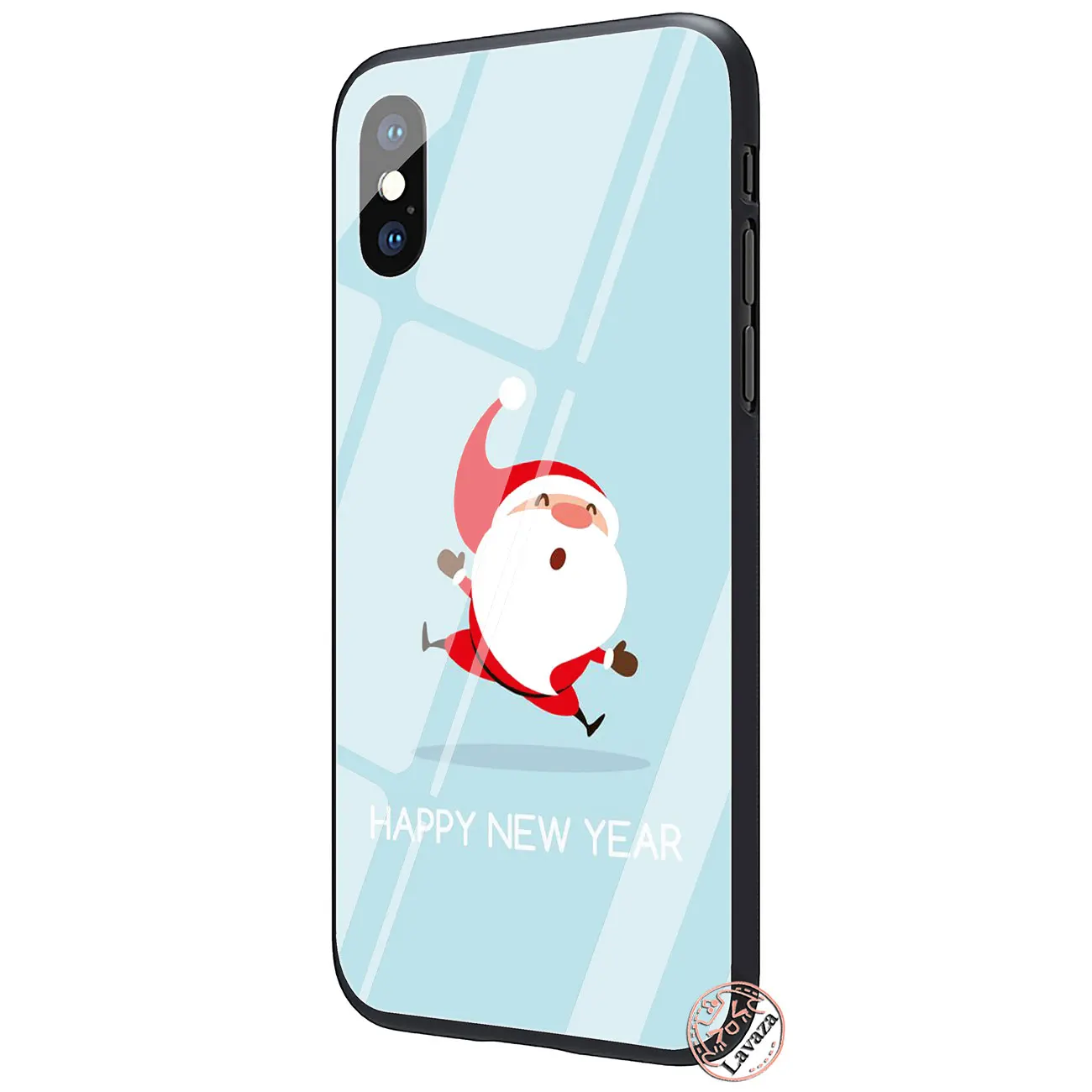Lavaza Happy new year Merry Christmas закаленное стекло чехол для телефона Apple iPhone XR XS Max X 8 7 6 S Plus 5 5S SE чехлы - Цвет: TG3