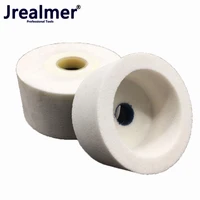 jrealmer 1pcs cylinderial dia75100125mm white corundum grinding wheel high quality white corundum
