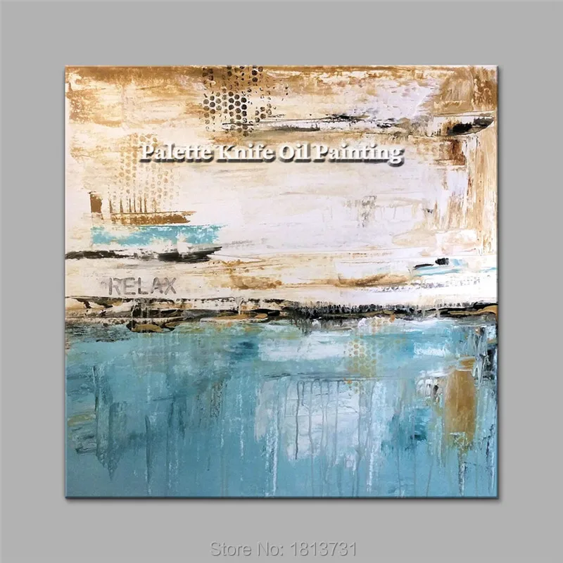 Холст nodic Картины Ручная роспись Современные Аннотация Картина маслом настенные