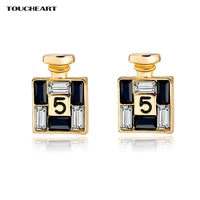 toucheart crystal christmas gift earrings for women famous brand gold color earring fashion jewelry brincos bijoux ser150066
