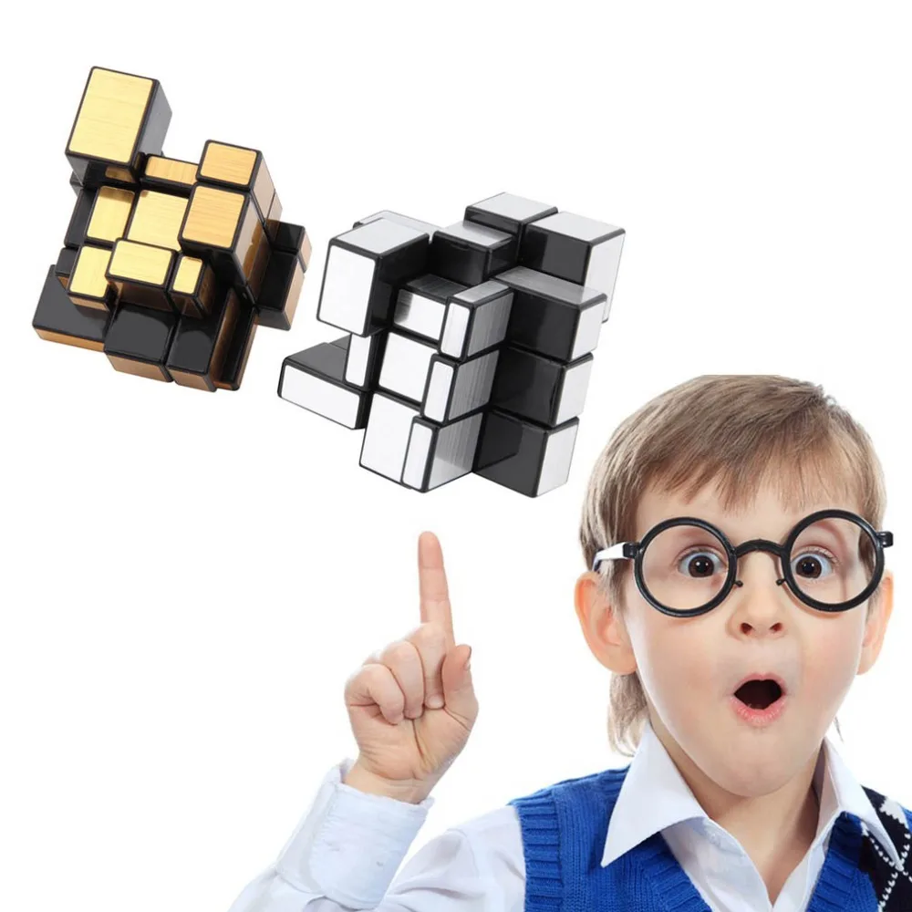 3x3x3 кубика зеркальные кубики с серебряным литым покрытием блестящая головоломка