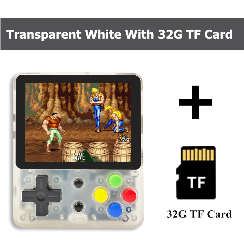 transparent with TF CoolBaby LDK игровая консоль ретро портативные игровые мини-плееры портативная консоль HD детская ретро мини consola boy tetris - Цвет: transparent with TF