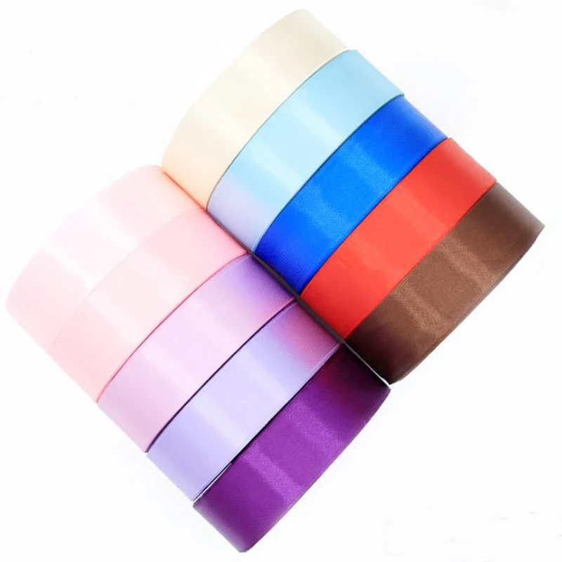 

25yards 1" 25mm Pretty Silk Satin Ribbon for Wedding Party Decoration Invitation Card Gift Wrapping Scrapbooking Supplies