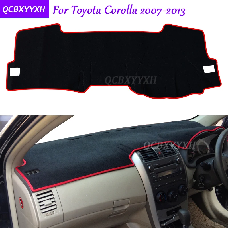 Для Toyota Corolla 2007-2013 коврик на приборную панель защитный интерьер Photophobism коврик тент подушка для автомобиля Стайлинг авто аксессуары