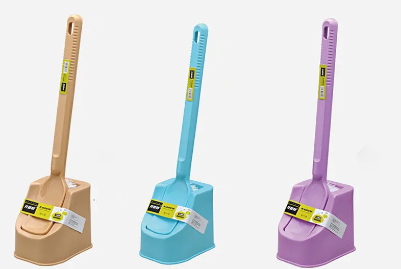 1 шт творческие ложки с длинной ручкой для туалетной щетки Пластик Чистящая Щетка