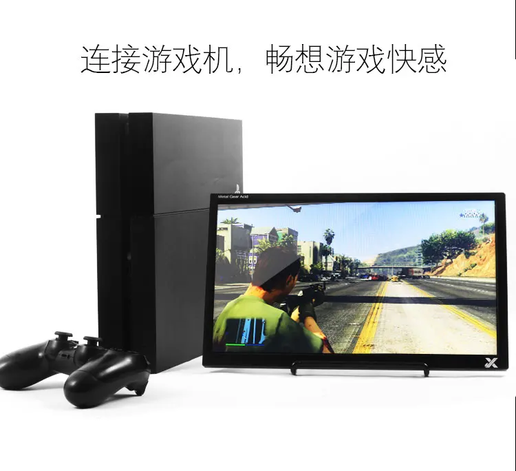 E& M 15,6 дюймов 1920*1080 Портативный игра Дисплей 5В USB Мощность ips HDMI 1080 P VGA зарядных порта USB для автомобиля Raspberry Pi 3 Xbox One PS4 монитор