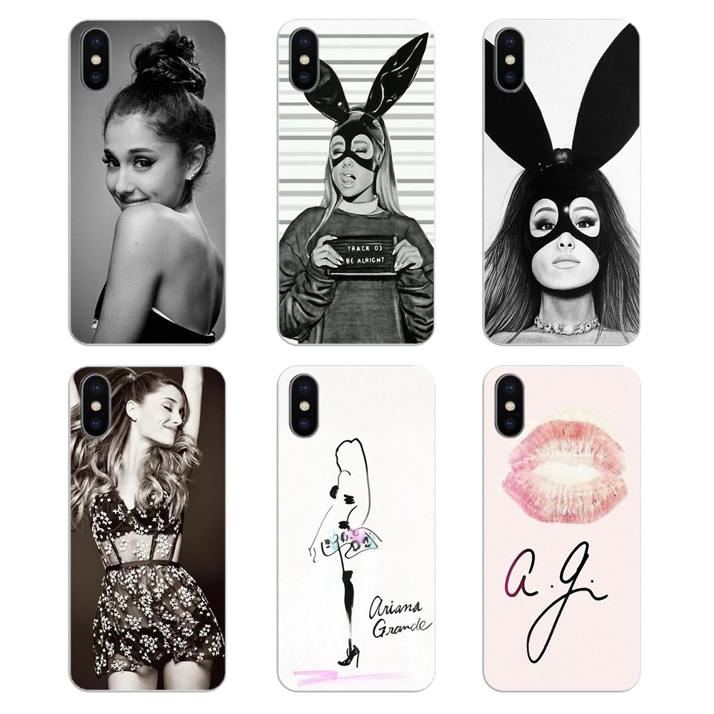 For Samsung Galaxy S2 S3 S4 S5 MINI S6 S7 edge S8 S9 Plus Note 2 3 4 5 8 Coque Fundas Cell Phone Case Cover Cat Ar Ariana Grande |