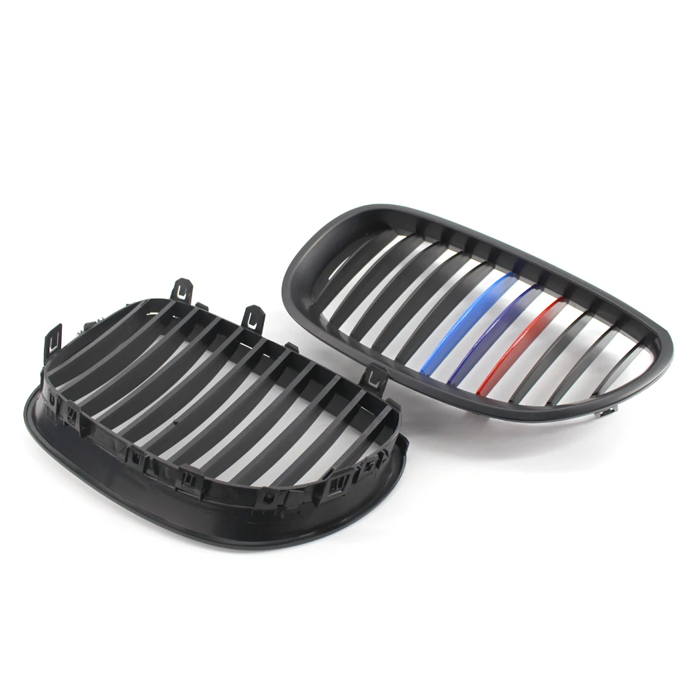

Grille For BMW E60 E61 M5 5 Series 03-09 Matte Black M-Color 535i GT Pair