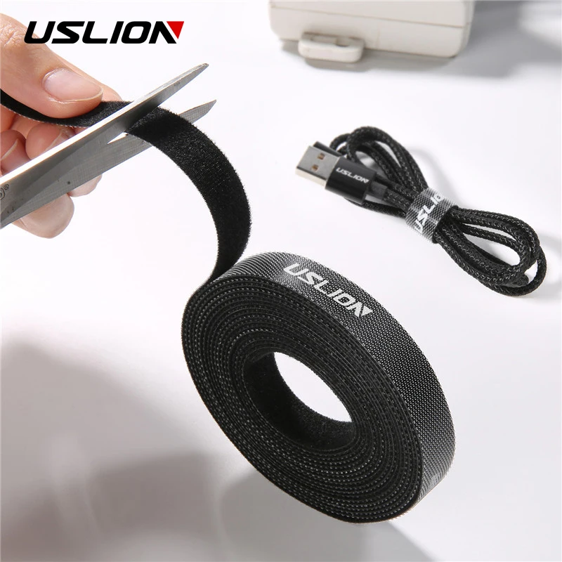 USLION Кабельный органайзер, держатель для сматывания проводов, зажим для usb-кабеля, наушников, мыши, рабочего стола, шнур для передачи данных, защита для управления линией
