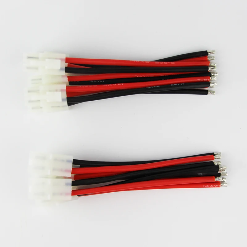 OliYin 5 пар 10 см 14awg (400/0.08 OD: 3 5) Tamiya штекер и головка разъем адаптер для