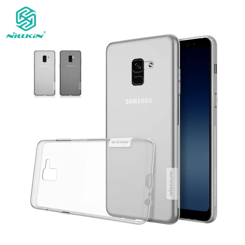 Для samsung A8 Plus чехол Nillkin серия природы прозрачный мягкий чехол на заднюю панель TPU чехол для samsung Galaxy A8+ Plus 6,0 дюймов