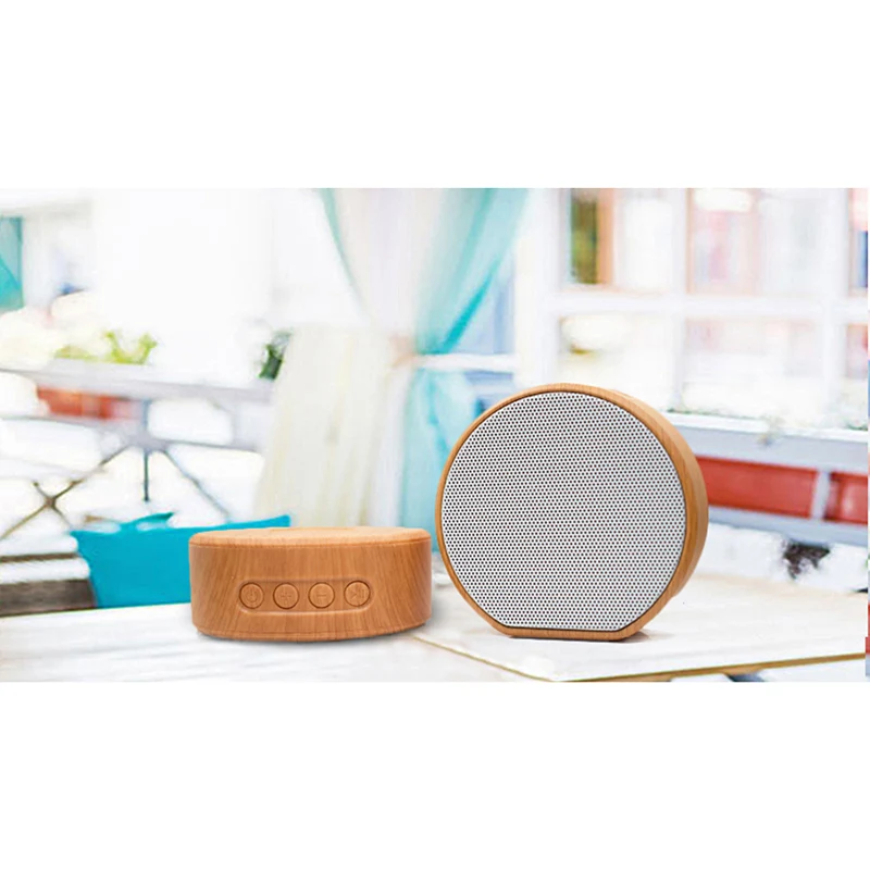 2019 Горячая Портативная колонка с деревянным лицевым покрытием Беспроводная