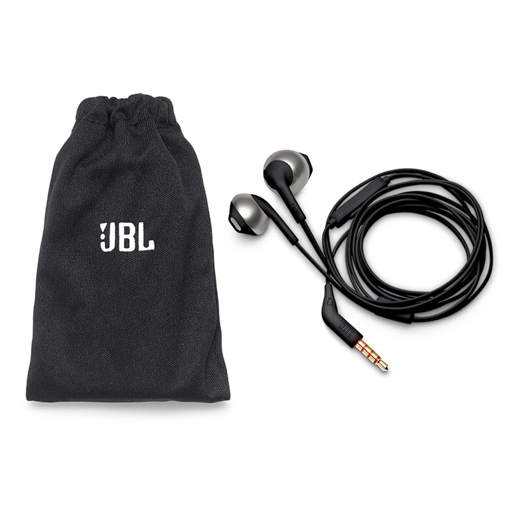 JBL T205 3,5 мм проводные наушники игровые музыкальные спортивные наушники с микрофоном для iPhone Android смартфонов наушники fone