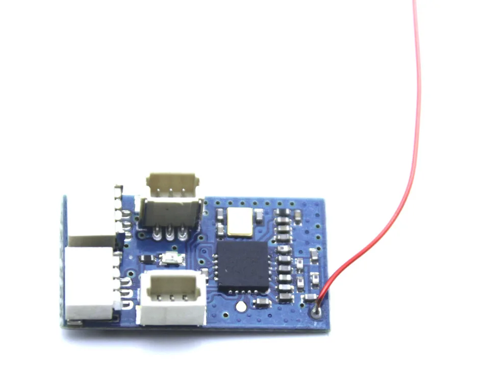 2,4G Micro Mini совместимый, Flysky AFHDS 2A приемник PPM PWM для радиоуправляемого дрона FPV гоночный самолет Встроенный Матовый ESC