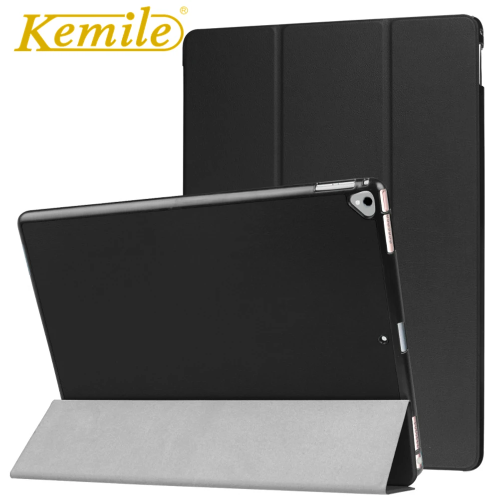 Kemile Чехол для iPad pro 12,9 TPU кожаный Авто спящий Пробуждение тонкий умный чехол для Apple iPad pro 12,9 чехол A1584 A1652 A1670