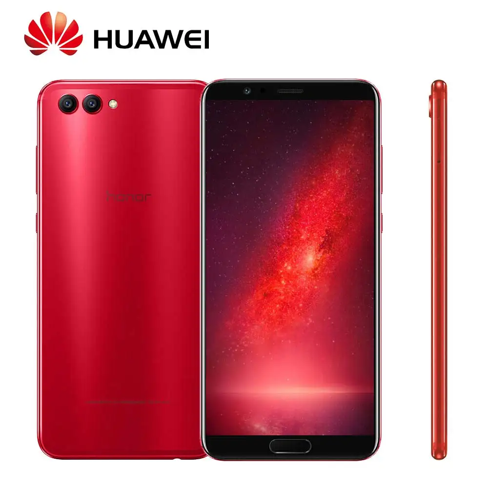 Global ROM huawei Honor V10 6 4G B 20MP + 16MP двойной камеры заднего 3750 мАч 5 99 &quotKirin 970 Octa Core LTE
