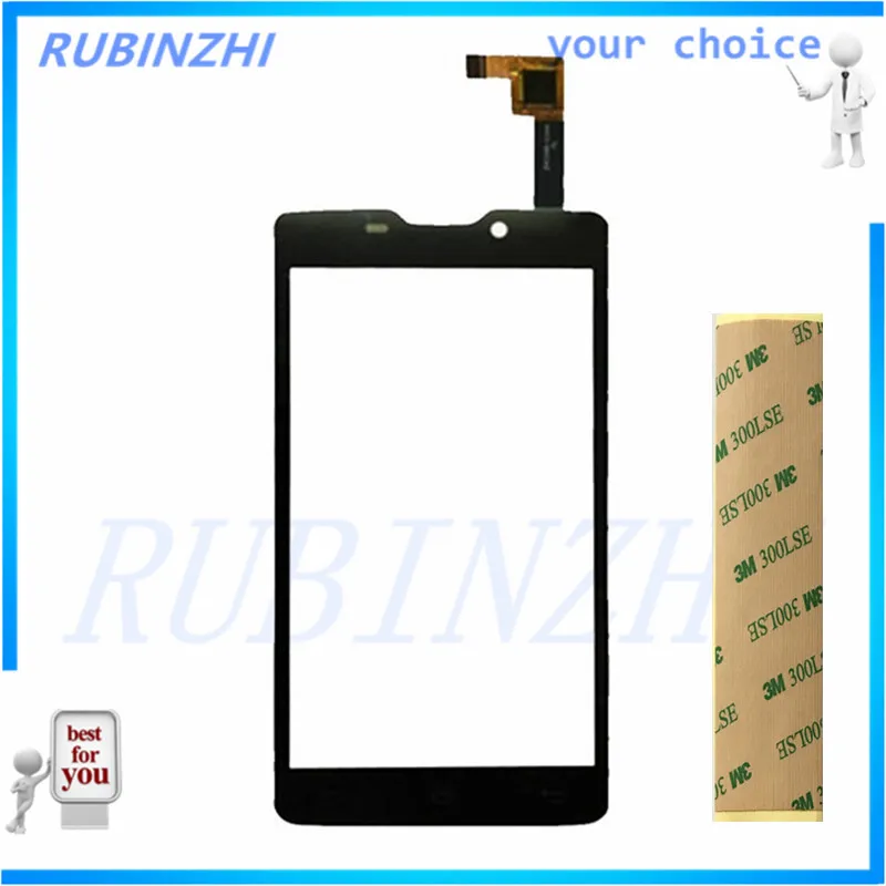 Сенсорный экран RUBNZHI с дигитайзером для DNS S4507 4507 сенсорный смартфона Переднее
