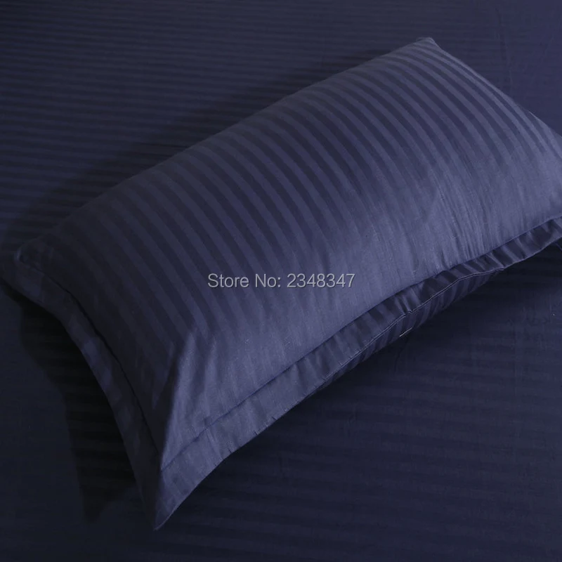 1 пара 2 шт. 100% хлопок сатин в полоску качественная королевская/Стандартная