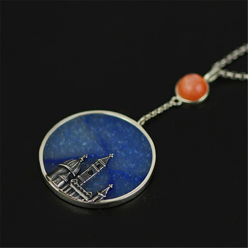 Женский кулон флорентийский Собор Lotus Fun без цепочки с натуральным авантюрином