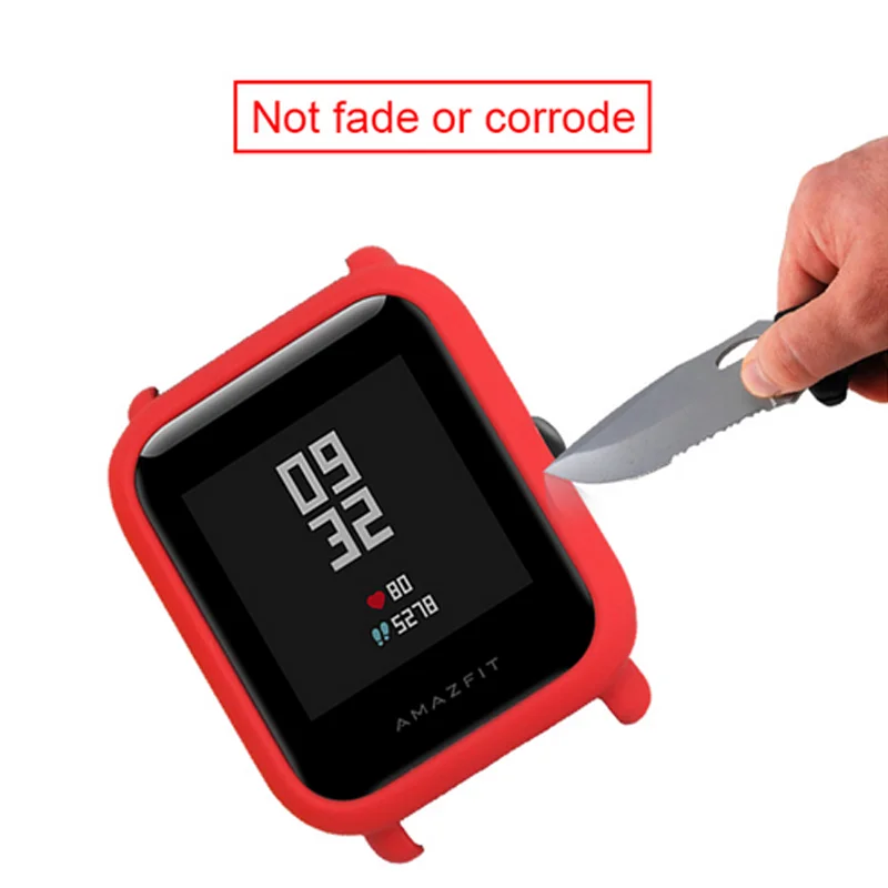 Защитный чехол для смарт-часов для Xiaomi Huami Amazfit Bip Bit youth с красочной рамкой тонкий защитный чехол для amazfit bip