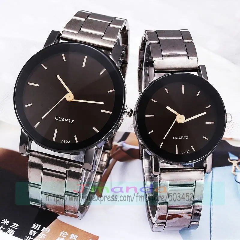 Часы из нержавеющей стали в Корейском стиле эксклюзивные кварцевые повседневные