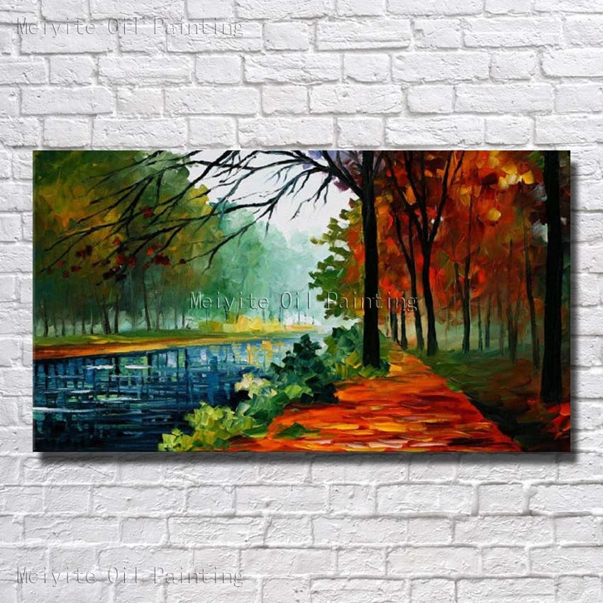 Красивые искусственные масляные картины ручной работы бесплатная доставка