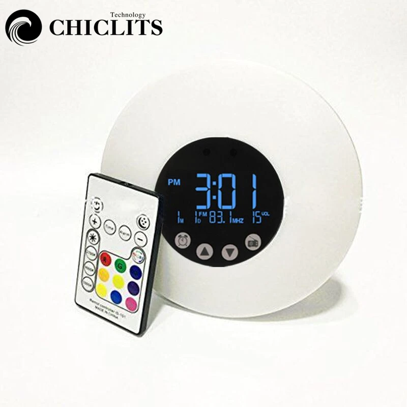 Утренний будильник флеш накопитель USB сенсорный Сенсор светодиодный светильник