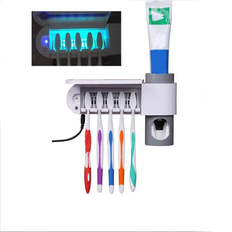 2 в 1 Антибактериальная легкая ультрафиолетовая зубная щетка автоматический